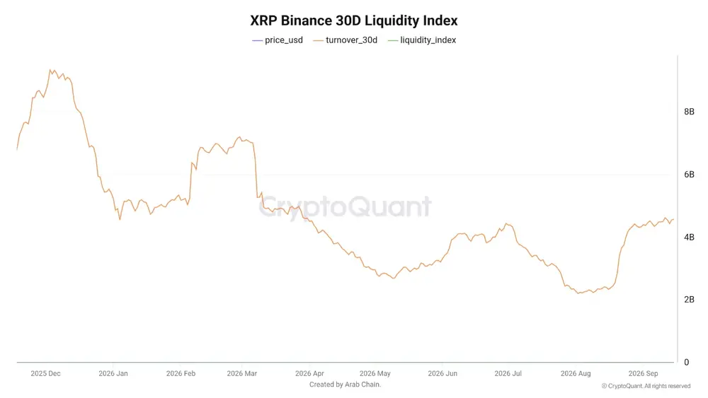 Индекс ликвидности XRP на Binance на самом высоком уровне за 6 месяцев